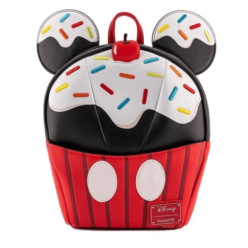Loungefly Mickey Mouse OH BOY Cupcake Cosplay Mini Backpack